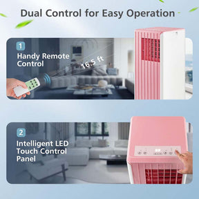 10000 BTU Portable Air Conditioner for Room up to 350 Sq. Ft, 3-in-1 AC Unit with Dehumidifier/Fan/Cool/Sleep Mode