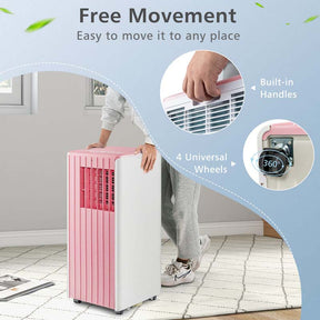 10000 BTU Portable Air Conditioner for Room up to 350 Sq. Ft, 3-in-1 AC Unit with Dehumidifier/Fan/Cool/Sleep Mode