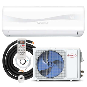 9000 BTU 17 SEER2 Mini Split Air Conditioner & Heater, 208-230V Wall-Mounted Inverter Ductless Split AC System with Heat Pump, Cools up to 450 Sq.Ft