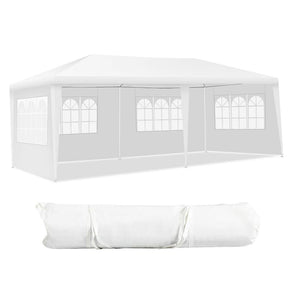 10 x 20 FT Outdoor Canopy Tent Heavy Duty Wedding Party Tent with 4 Removable Sidewalls & Carry Bag