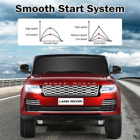 2-Seater Land Rover Licensed Kids Ride On Car 24V Battery Powered Electric Riding Toy Truck with 4WD Remote
