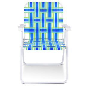 6-Pack Folding Beach Chairs, Fade Resistant Webbing Design, Portable Camping Chair, Foldable Patio Chair, Outdoor Lawn Chair