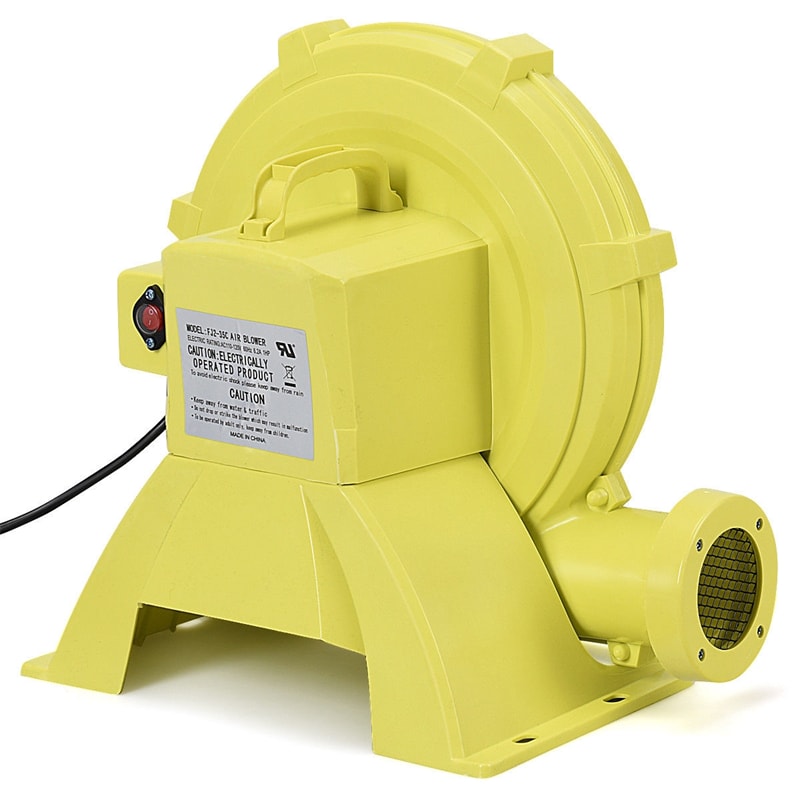 735 W 1.0 HP Air Blower for Inflatable Bounce House Bouncy Castle, Portable Pump Fan Commercial Inflatable Bouncer Blower