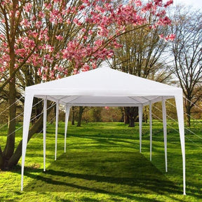 10 x 30 FT Outdoor Canopy Tent Party Wedding Event Tent with 5 Removable Sidewalls