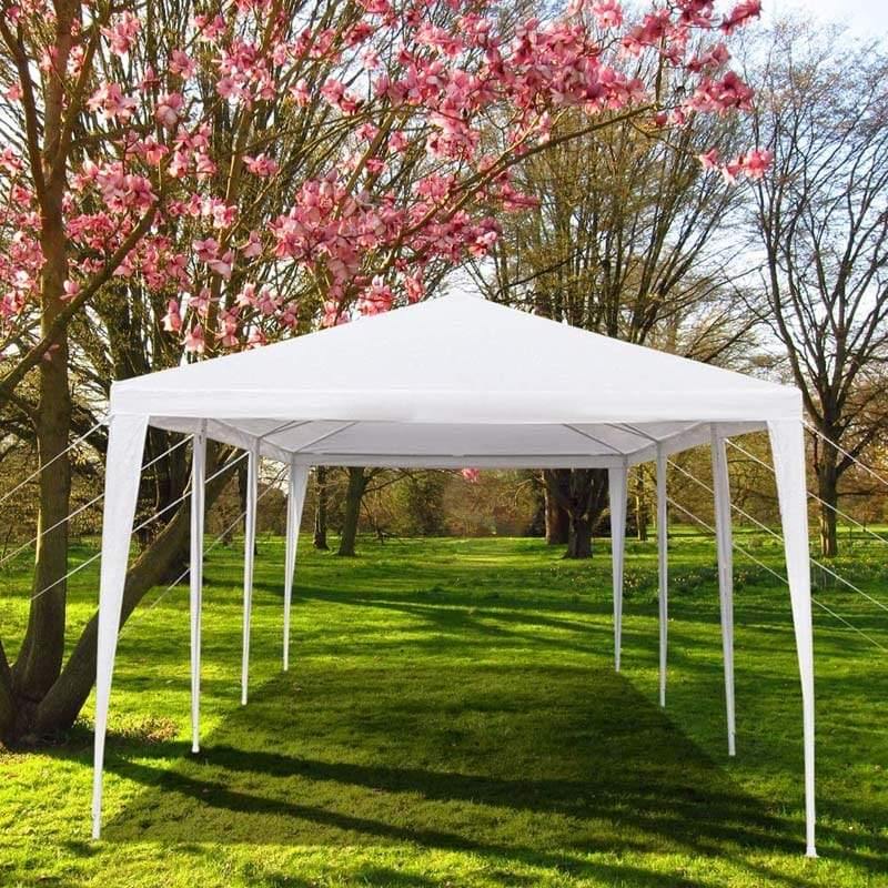 10 x 30 FT Outdoor Canopy Tent Party Wedding Event Tent with 5 Removable Sidewalls