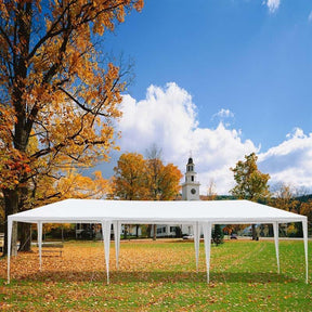 10 x 30 FT Outdoor Canopy Tent Party Wedding Event Tent with 5 Removable Sidewalls