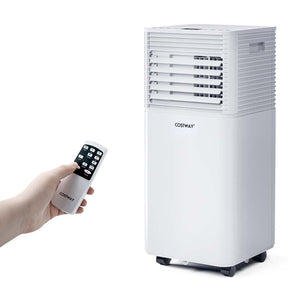 10000 BTU Portable Air Conditioner, 3-in-1 AC Unit Cooler w/ Dehumidifier & Fan for Room up to 350 Sq.Ft, Remote Control, 24H Timer, Window Kit