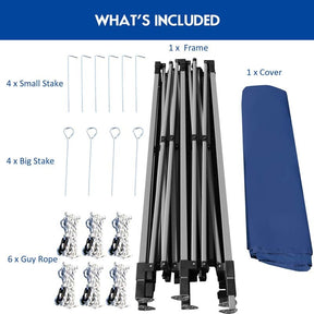 10 x 20 FT Pop Up Canopy Tent Portable Folding Event Party Tent Adjustable with Roller Bag