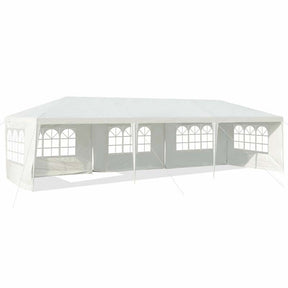 10 x 30 FT Outdoor Canopy Tent Party Wedding Event Tent with 5 Removable Sidewalls