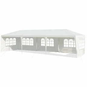 10 x 30 FT Outdoor Canopy Tent Party Wedding Event Tent with 5 Removable Sidewalls