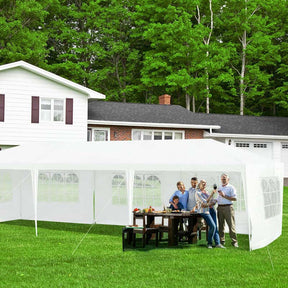 10 x 30 FT Outdoor Canopy Tent Party Wedding Event Tent with 5 Removable Sidewalls