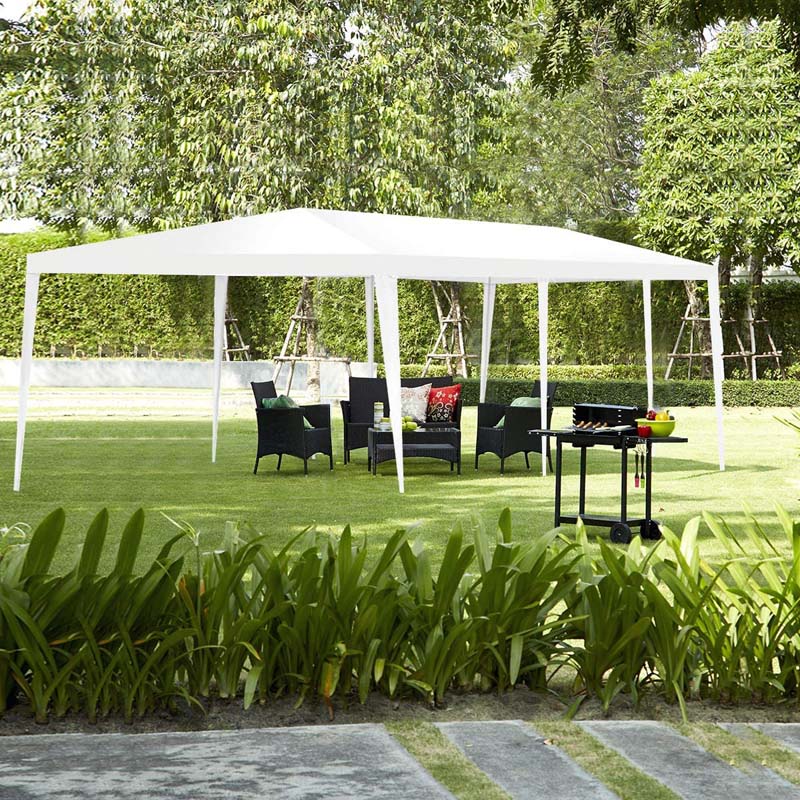 10 x 30 FT Outdoor Canopy Tent Party Wedding Event Tent with 5 Removable Sidewalls