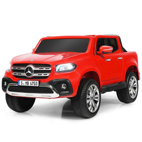 Licensed Mercedes Benz X Class Kids Ride-on Car 12V Battery Powered Vehicle Riding Toy Car with Trunk
