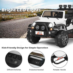 2-Seater Kids Ride on Truck, 12V Battery Electric Toddler Motorized Vehicles Riding Toy Car with Remote Control