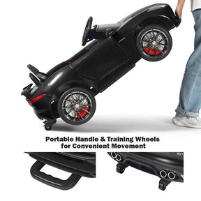 12V Kids Ride On Car, Licensed Jaguar F-Type SVR Battery Powered Electric Vehicle with Remote Control