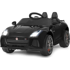 12V Kids Ride On Car, Licensed Jaguar F-Type SVR Battery Powered Electric Vehicle with Remote Control