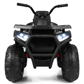 12V Kids Electric ATV with 2 Speeds, LED Lights, Music & MP3, Ride-On Car 4-Wheeler Quad for Ages 3+ Boys & Girls Gifts