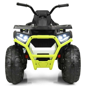 12V Kids Electric ATV with 2 Speeds, LED Lights, Music & MP3, Ride-On Car 4-Wheeler Quad for Ages 3+ Boys & Girls Gifts