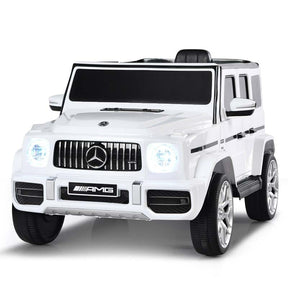 12V Kids Ride On Car, Licensed Mercedes-Benz G63 Battery Powered Electric Toy Car with Spring Suspension