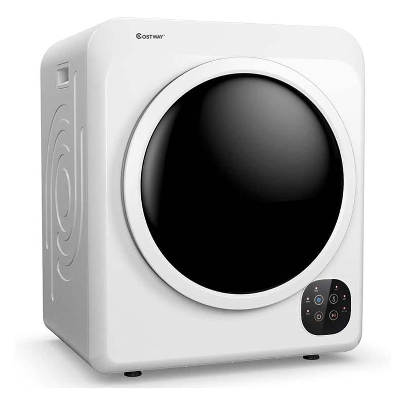 13.2 lb Portable Clothes Dryer, 1700W Electric Compact Front Load Tumble Dryer with Stainless Steel Tub for Apartments & Small Spaces