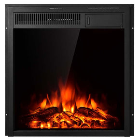 22.5" Electric Fireplace Insert, 1500W Recessed & Freestanding Electric Fireplace Heater with 7-Brightness Flame