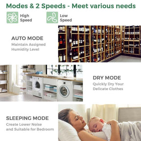 24 Pints Dehumidifier for Home & Basements, 1500 Sq. Ft Portable Dehumidifier with 3-Color LED Light, 3 Modes, 12H Timer, Auto & Manual Drainage