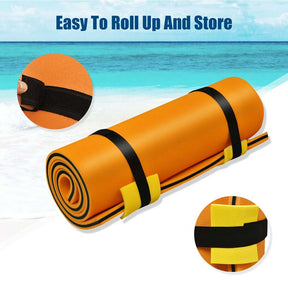87" x 36" Floating Water Mat Pad, 3-Layer XPE Foam Water Pad/Pool Mat/Lounger Floating Island for River Lake Ocean