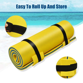 87" x 36" Floating Water Mat Pad, 3-Layer XPE Foam Water Pad/Pool Mat/Lounger Floating Island for River Lake Ocean