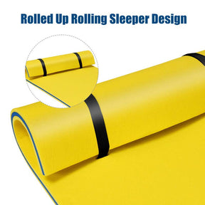 87" x 36" Floating Water Mat Pad, 3-Layer XPE Foam Water Pad/Pool Mat/Lounger Floating Island for River Lake Ocean