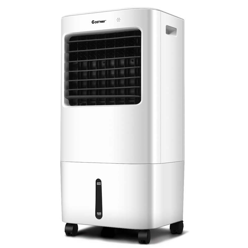3-in-1 Portable Evaporative Air Cooler Fan & Humidifier with Remote Control, 20L Water Tank, 4 Speeds & 7.5H Timer for Home Office