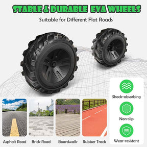 12V 3-in-1 Kids Ride On Tractor Excavator Bulldozer with Remote Control, Trailer & Shovel, Battery Electric Construction Vehicle for Ages 3-8