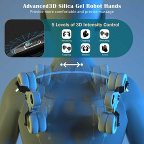 3D SL-Track Full Body Massage Chair Zero Gravity Massage Recliner with 7" LCD Touch Screen