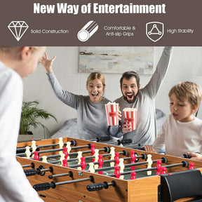 48" Multi Game Table, 3-in-1 Foosball Soccer, Billiards & Air Hockey Combo Table for Adults & Kids, Game Room, Arcade, Party, Family Night