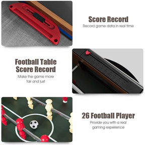 48" Multi Game Table, 3-in-1 Foosball Soccer, Billiards & Air Hockey Combo Table for Adults & Kids, Game Room, Arcade, Party, Family Night