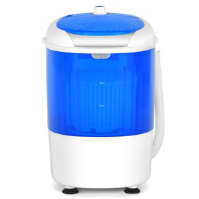 5.5lbs Portable Mini Washing Machine with Spin Dryer & Drain Hose, Semi-Auto Laundry Washer for Dorm RV