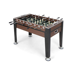 54" Competition Sized Foosball Table Solid Wood Soccer Arcade Game Table with 2 Balls for Indoor Game Room, Office, Adults & Kids Family Night
