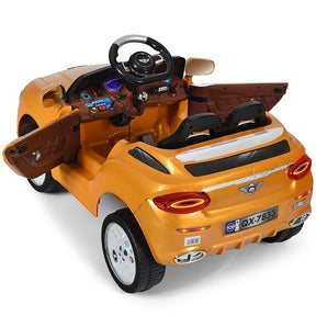 6V Kids Ride on Car, Battery Powered RC SUV Riding Toy Vehicle with Fantastic Headlights & Wheel lights