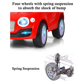 6V Kids Ride on Car, Battery Powered RC SUV Riding Toy Vehicle with Fantastic Headlights & Wheel lights