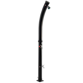 7.2 FT 5.3 Gallon Outdoor Solar-Heated Shower with 360° Rotating Shower Head & Foot Shower for Poolside Beach