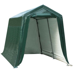 7 x 12 FT Outdoor Patio Steel Carport Canopy Tent Storage Shelter Garage Shed for Motorcycle ATV Car Bike
