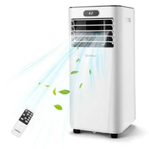 8000 BTU Portable Air Conditioner, 3-in-1 AC Unit, Fan & Dehumidifier with Remote, 24H Timer, Child Lock