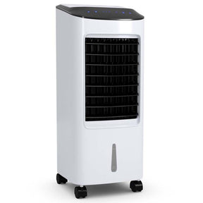 3-in-1 Evaporative Air Cooler Fan & Humidifier, Portable Cooling Fan with Remote Control, 7.5H Timer, 7L Water Tank & Ice Boxes for Home Office