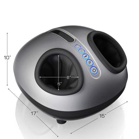 Electric Heated Foot Massager, Shiatsu Deep Kneading Plantar Feet Massage Machine for Pain Foot Muscle Relief with Auto-Off Timer