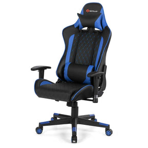 Massage Gaming Chair Recliner, Ergonomic High Back Full Adjustable Gamer Racing Chair Swivel Office Chair with Lumbar Support & Headrest
