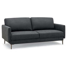 CertiPUR-US Modern Loveseat Sofa Couch, Upholstered 2-Seat Small Apartment Furniture with Comfy Backrest Cushion & Solid Metal Legs