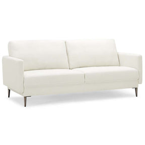 CertiPUR-US Modern Loveseat Sofa Couch, Upholstered 2-Seat Small Apartment Furniture with Comfy Backrest Cushion & Solid Metal Legs