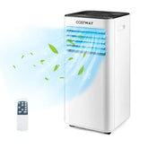 10000 BTU Portable Air Conditioner 3-in-1 Air Cooler Fan Dehumidifier with Touch Panel & Remote Control