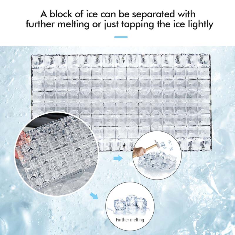 110 LBS/24H Undercounter Commercial Ice Maker, Stainless Steel Built-in Self-Cleaning Ice Machine w/ 33LBS Storage & 24H Timer for Home Bar Restaurant