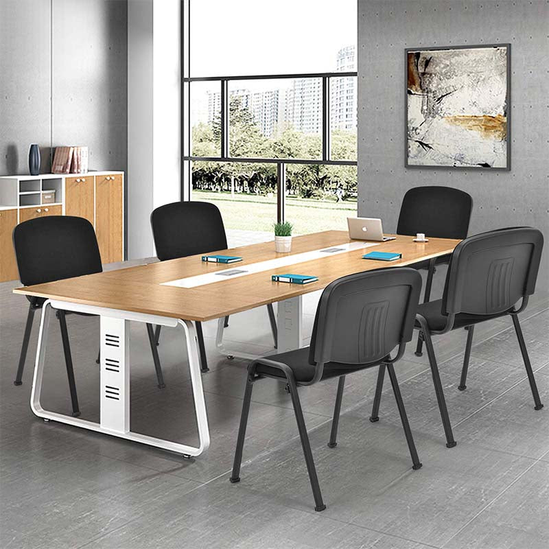 Set of 5/10/15 Conference Chairs, Stackable Office Guest Chairs w/ Ergonomic Upholstered Seat & Metal Frame for Meeting Room, Reception Lobby