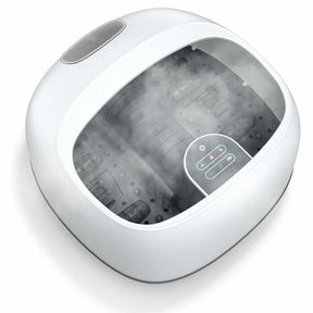 Steam Foot Spa Massager with 3-Level Heating, Timers & One-Touch Safe Operation, Shiatsu Steam Foot Bath Sauna Massager for Home Relaxation
